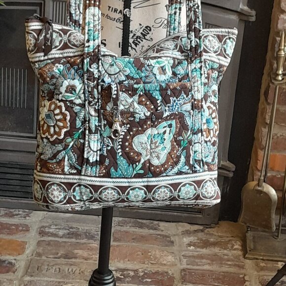 Vera Bradley Java Blue Tote - Picture 10 of 13